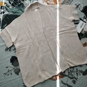 Jockey Womens Knit Cardigan Sweater Tan 3XL